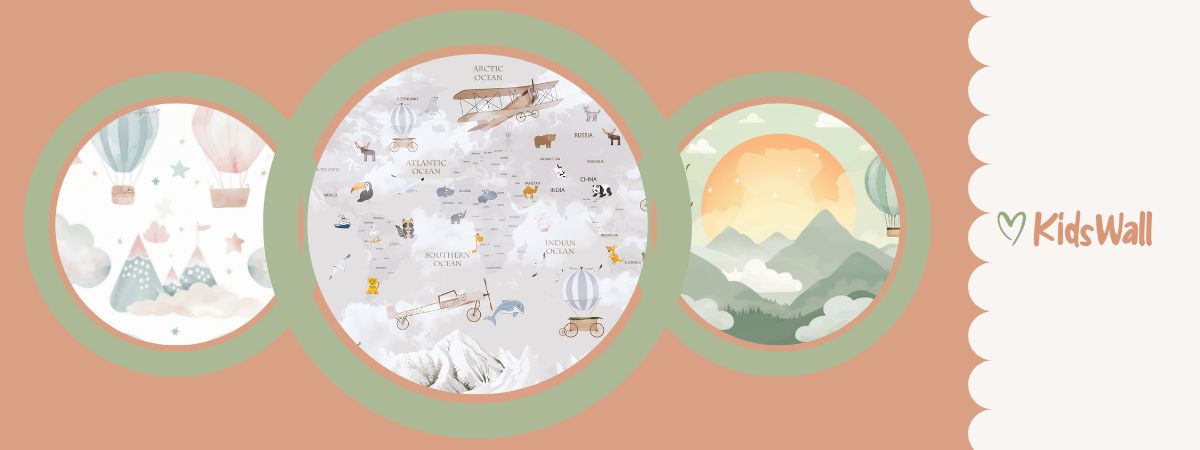 astuces choix papier peint montgolfière