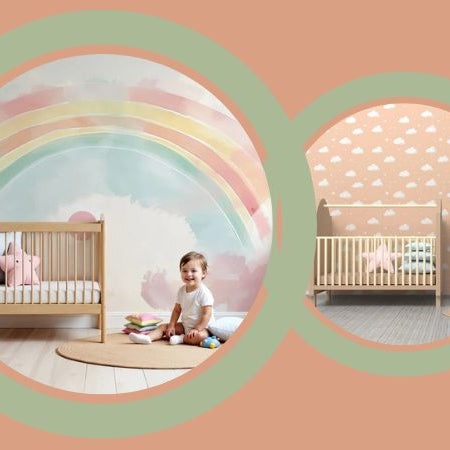 idées papier peint chambre bebe fille