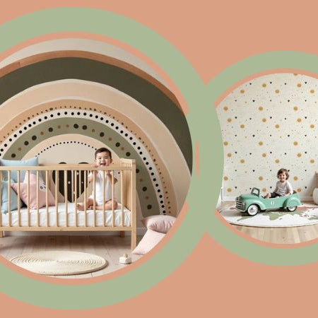 idées papier peint chambre bebe garçon