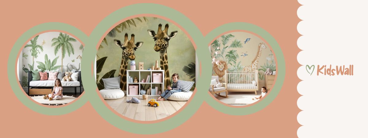 papier peint jungle foret ou savane