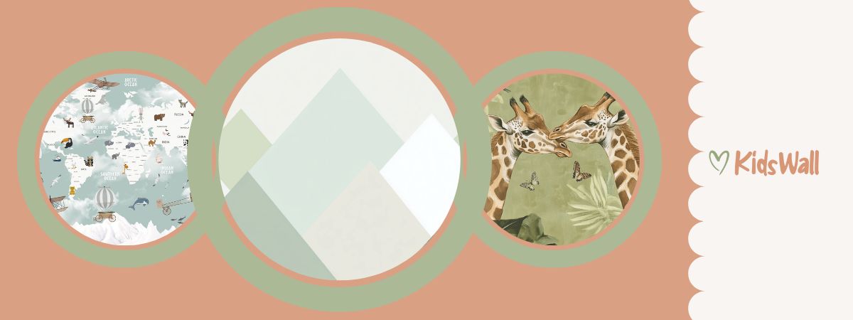 papier peint motifs chambre enfant placement