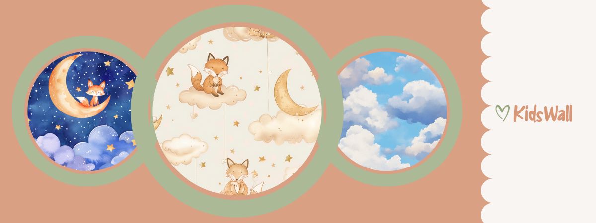 papier peint nuage pour enfants