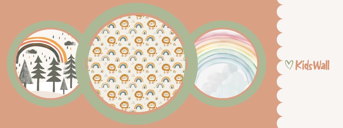 5 raisons achat papier peint arc en ciel