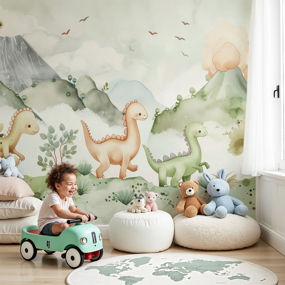 Papier peint dinosaure