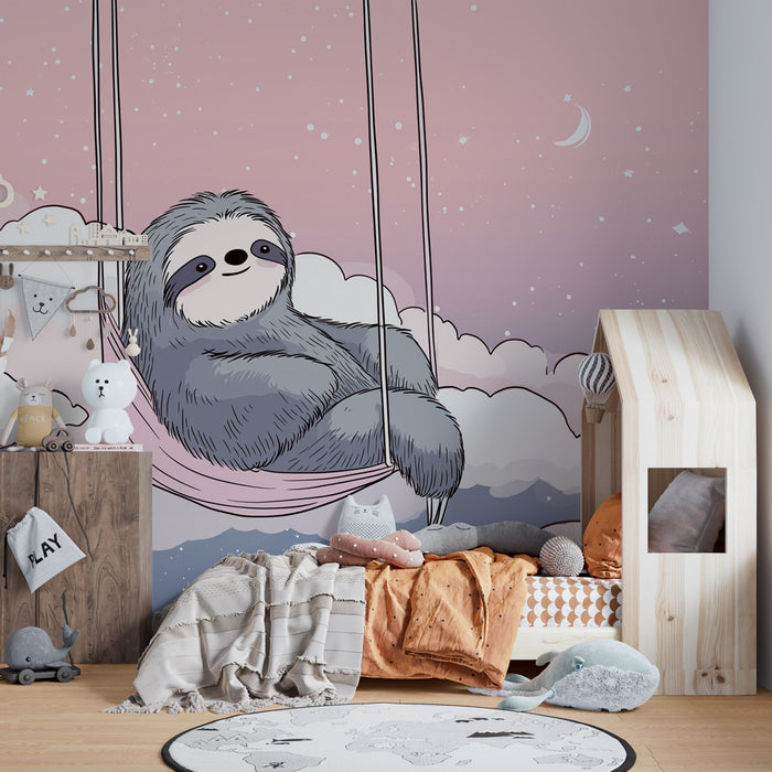 Papel de parede quarto bebê | Лениво спокойствие в облаците