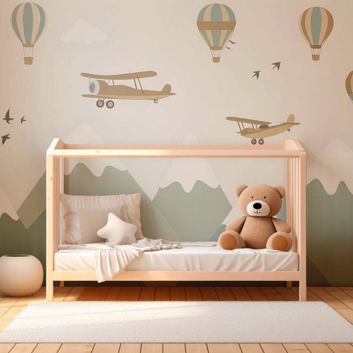 Barntapet | Äventyr i himlen med flygplan och luftballonger