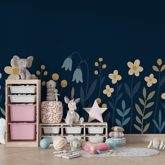 Barntapet | Lugna och mjuka blomsterängar