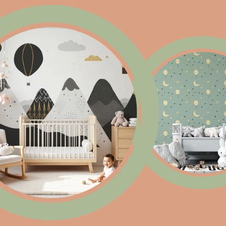 comment agrandir chambre enfant avec papier peint