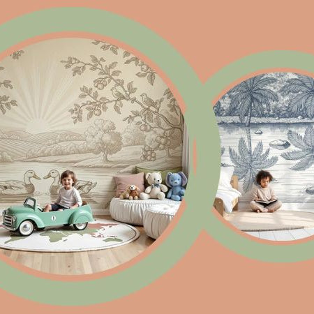décoration toile de jouy chambre enfant