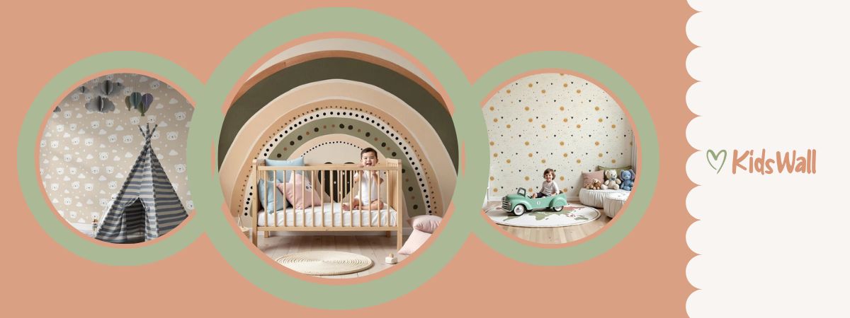 idées papier peint chambre bebe garçon