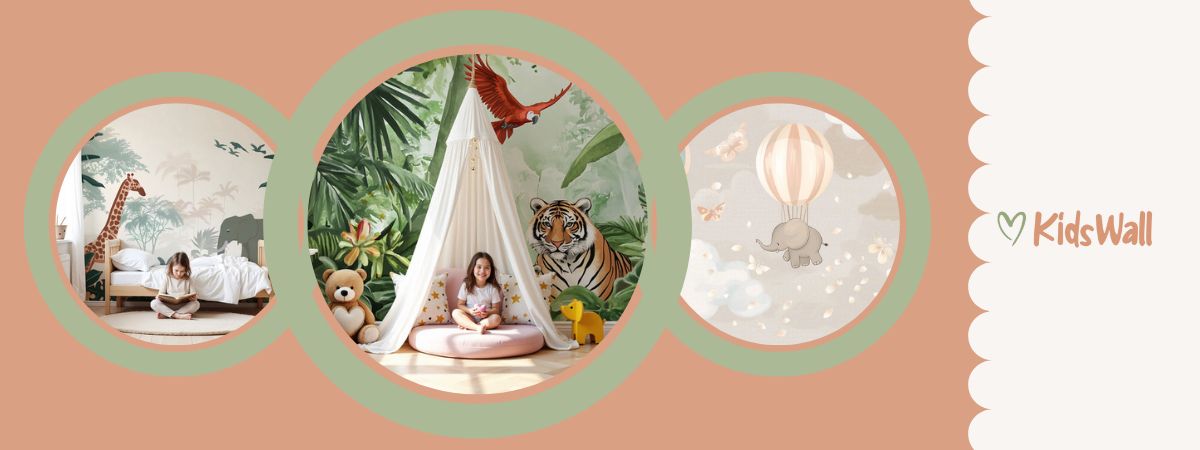 papier peint animal chambre enfant