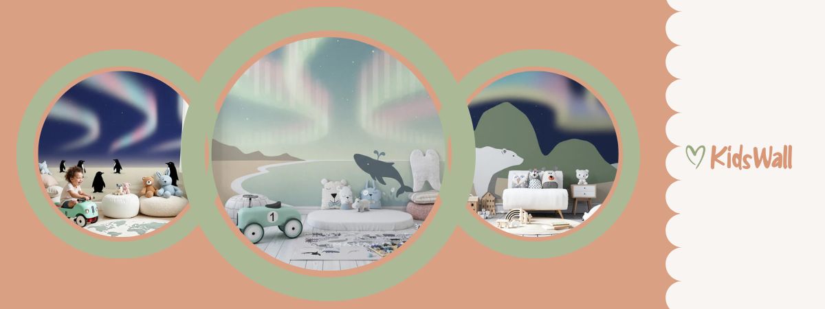 papier peint aurores boréales beauté des couleurs