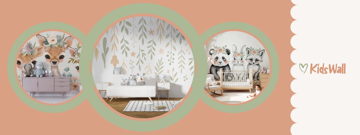 papier peint bohème pour enfants décoration