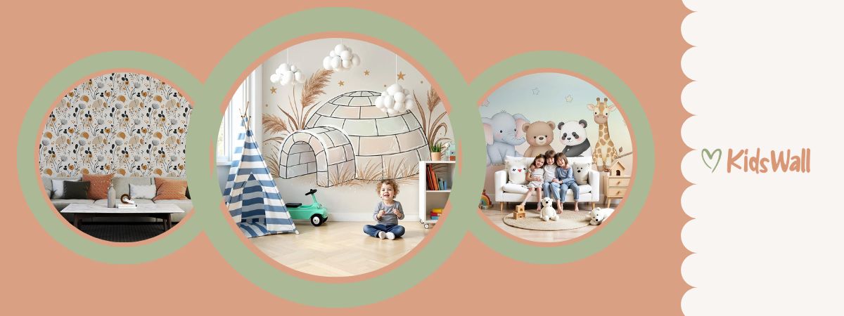 papier peint chambre enfant mixte choix