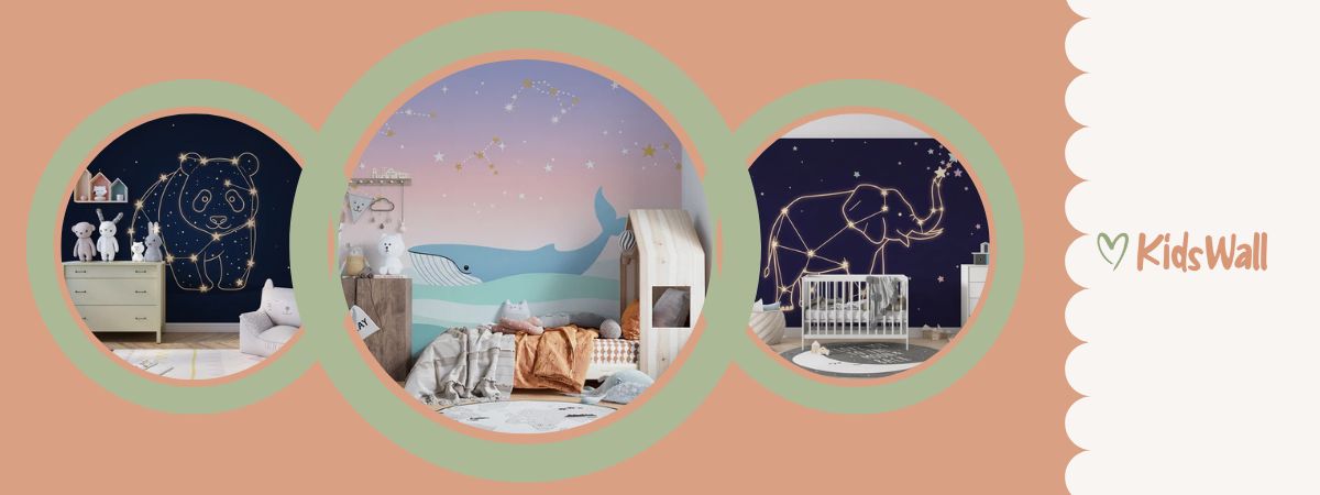 papier peint constellation pour enfants