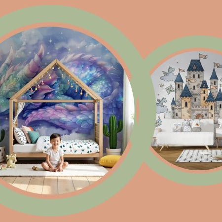 papier peint dragon pour enfants