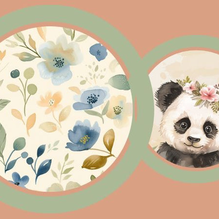 papier peint fleuri ou animalier tendances deco enfants
