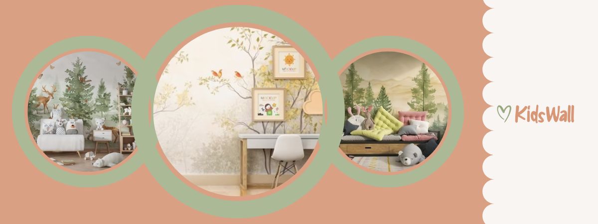 papier peint forêt panoramique chambre enfant