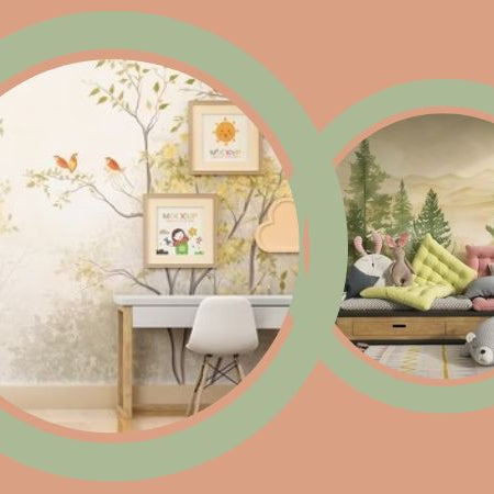 papier peint forêt panoramique chambre enfant