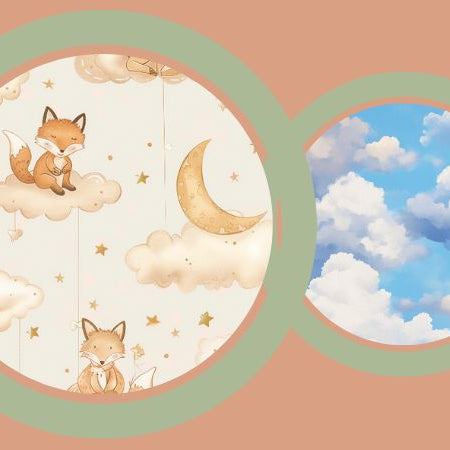 papier peint nuage pour enfants