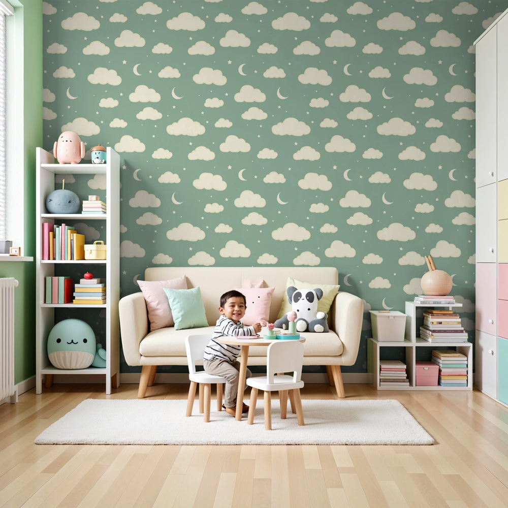Papier peint nuage