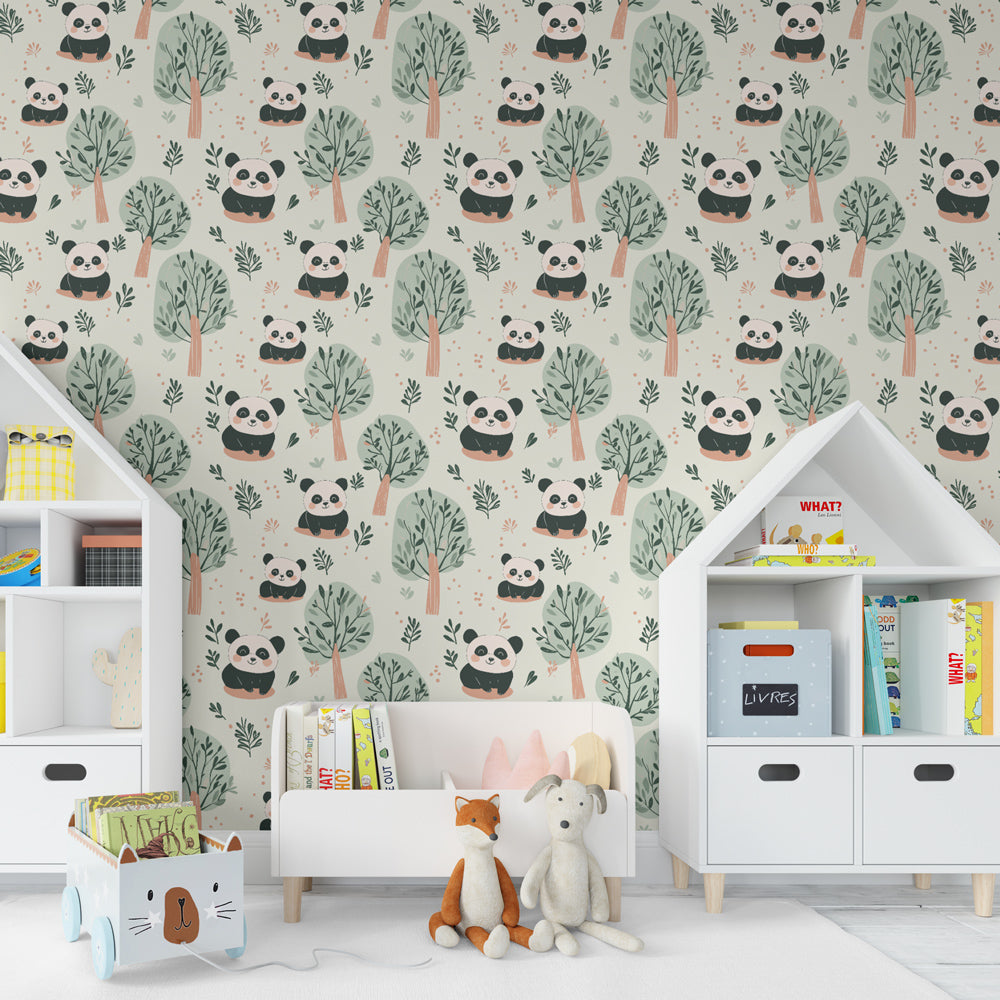 Papier peint panda