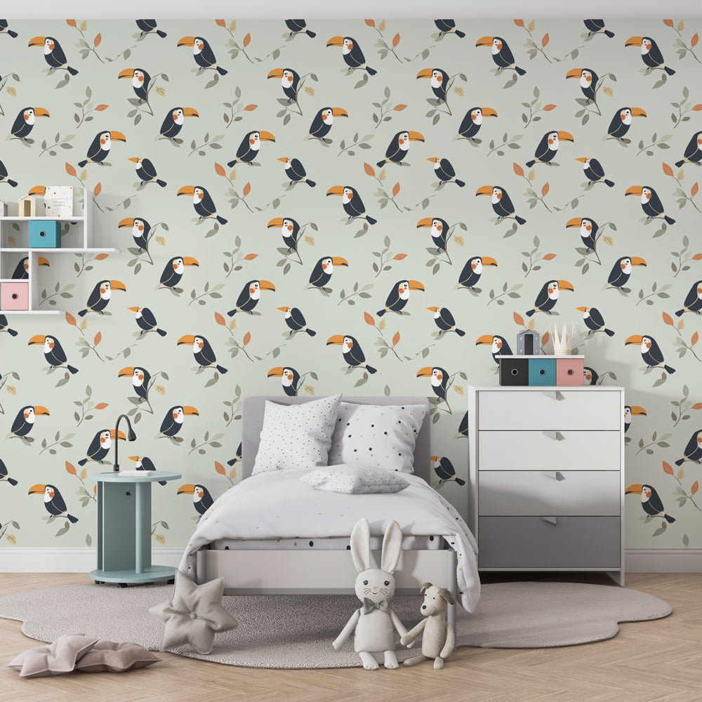 Papier peint toucan