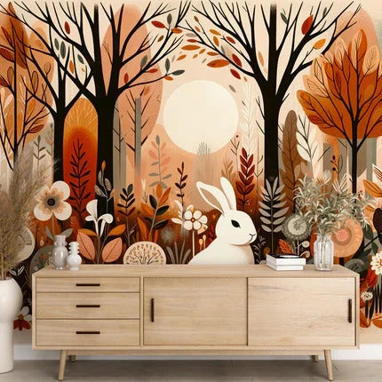 Papier peint forêt