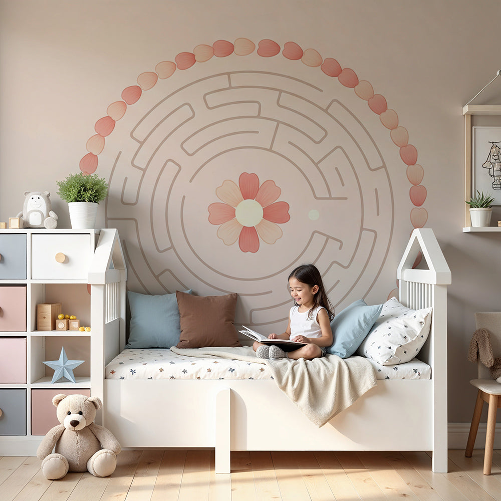 Papier peint labyrinthe