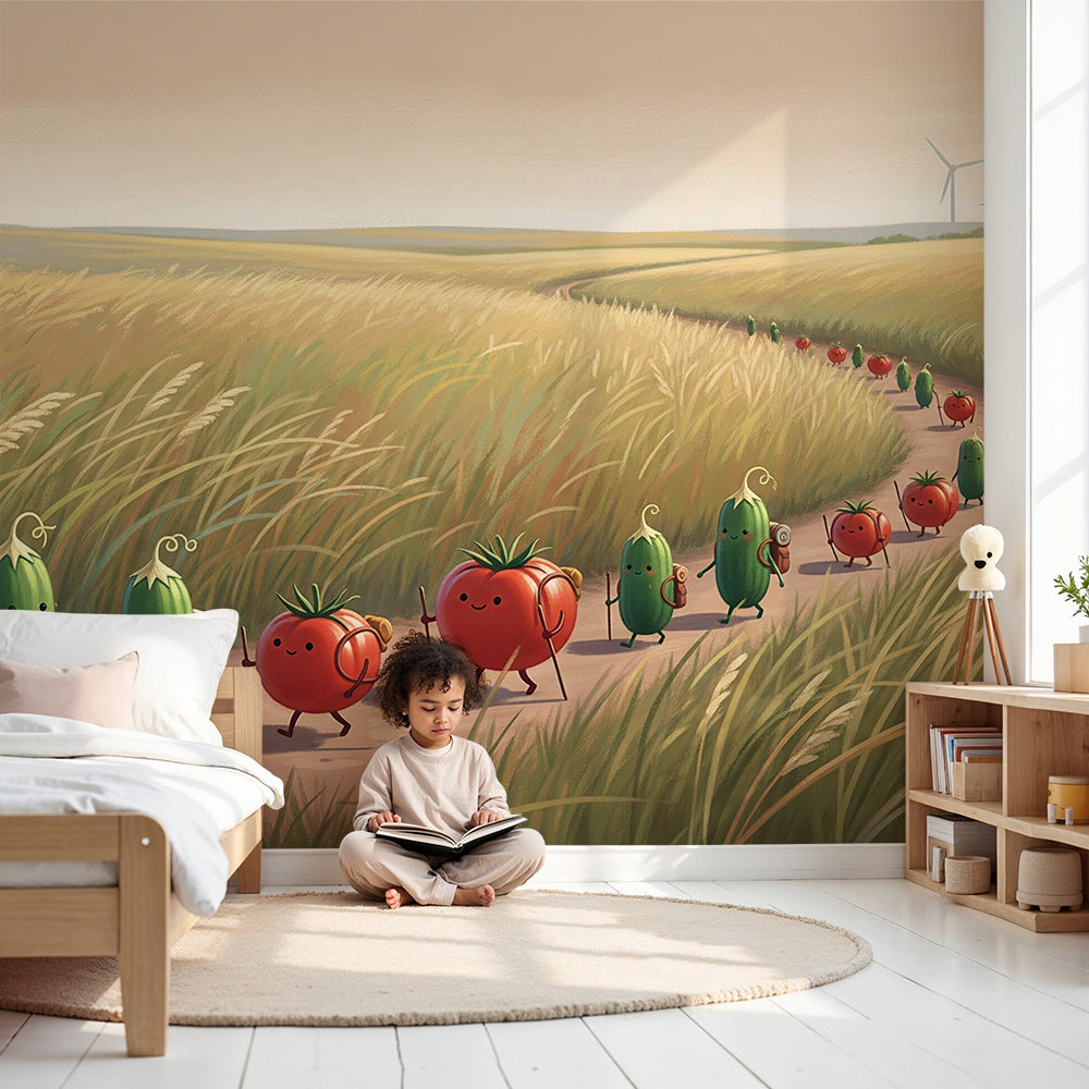 Papier peint légumes