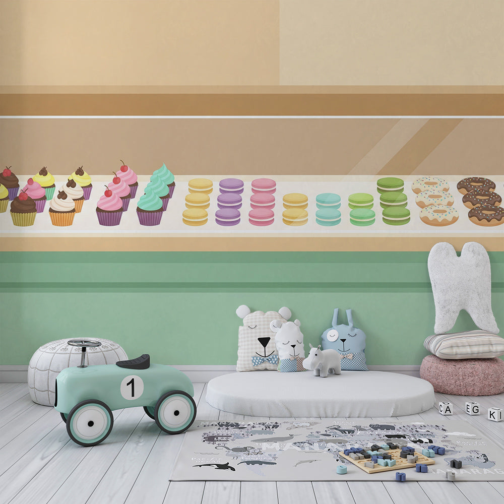 Papier peint patisserie