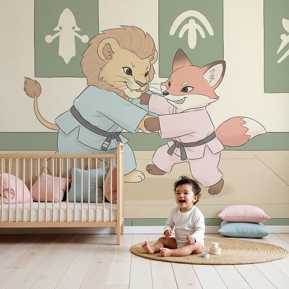 Papier peint judo