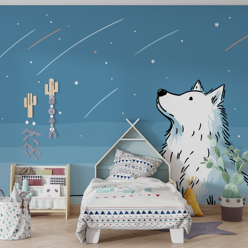 Papier peint loup