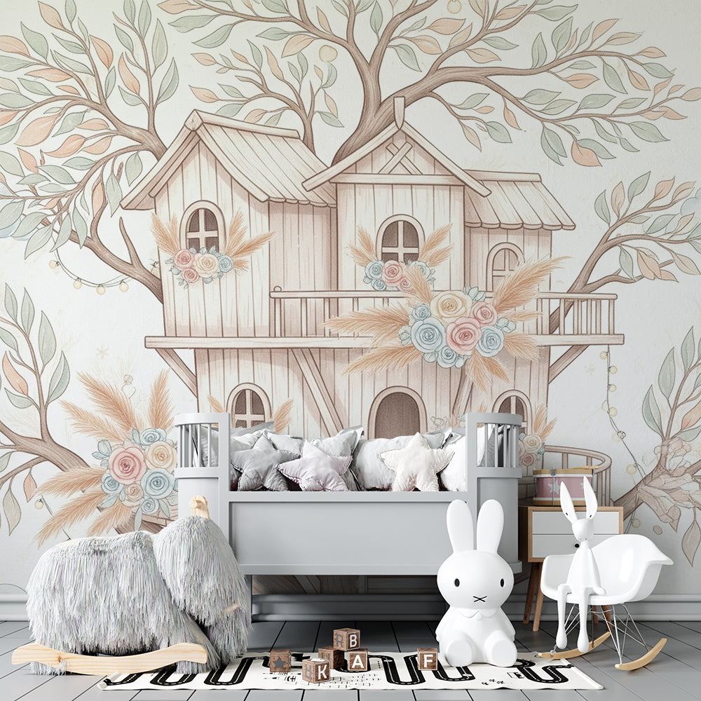 Papier peint maison