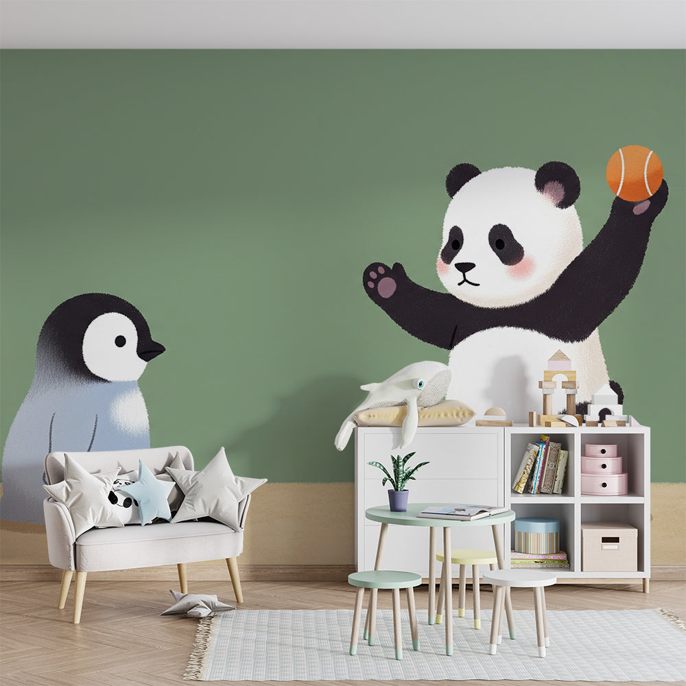 Papier peint pingouin