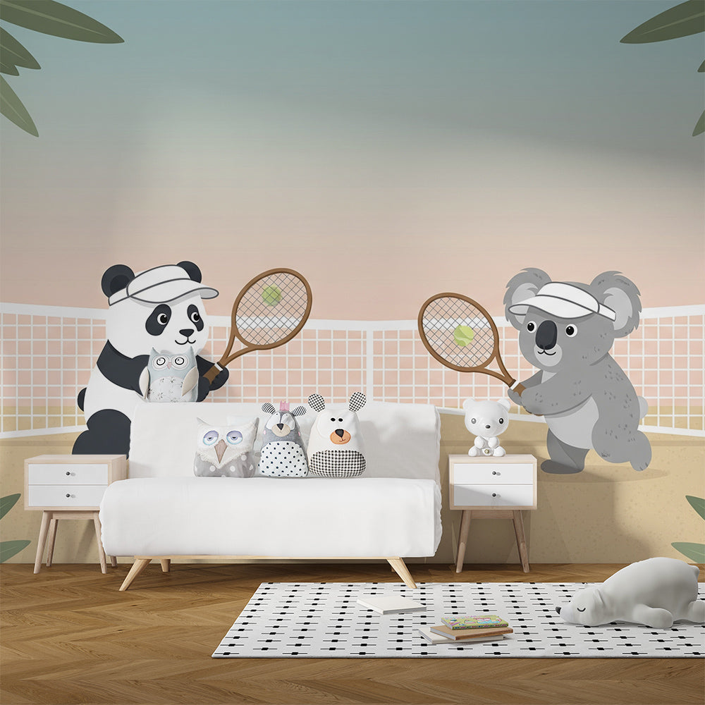 Papier peint tennis