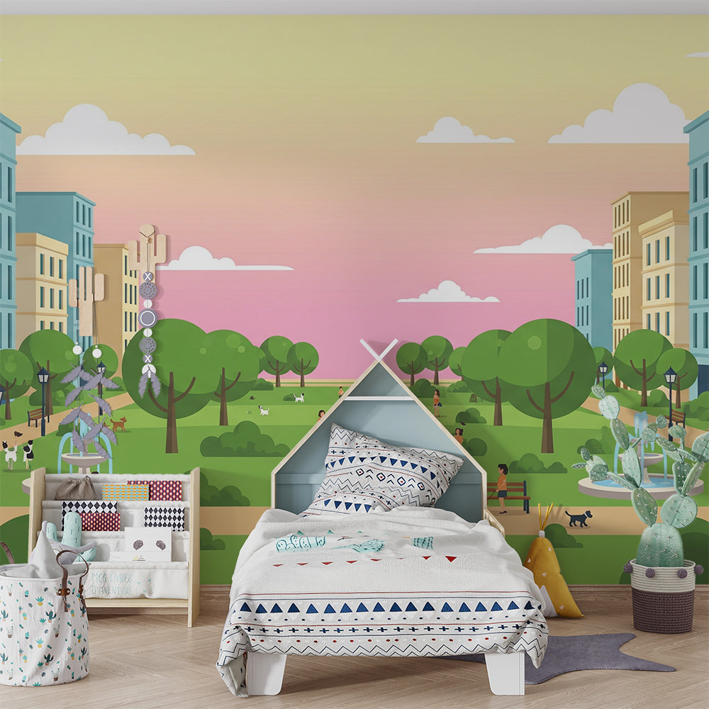 Papier peint parc