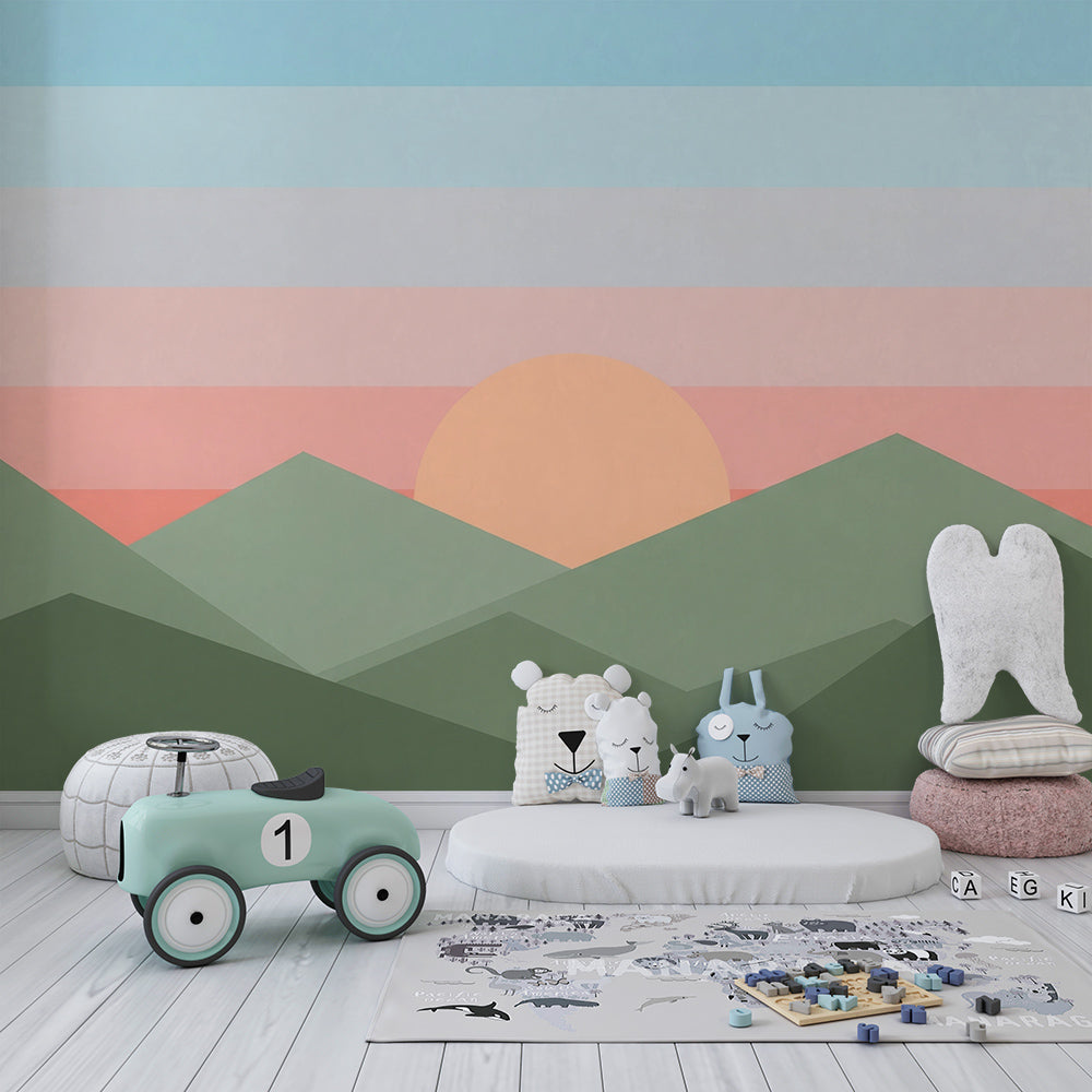 Papier peint coucher de soleil