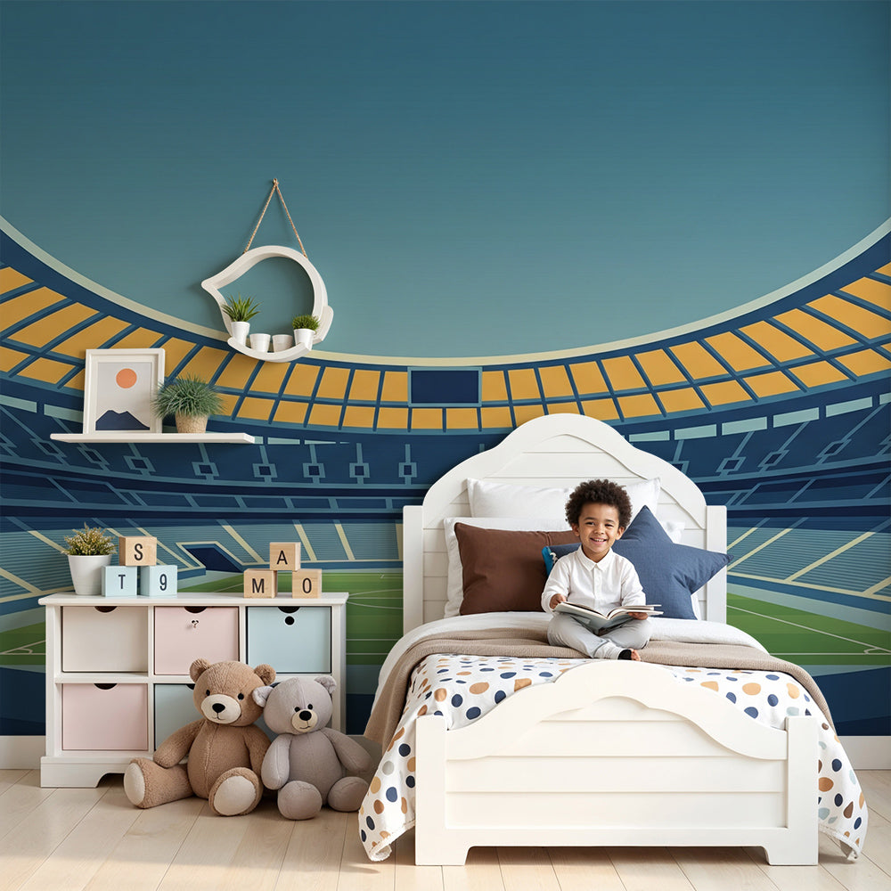 Papier peint stade