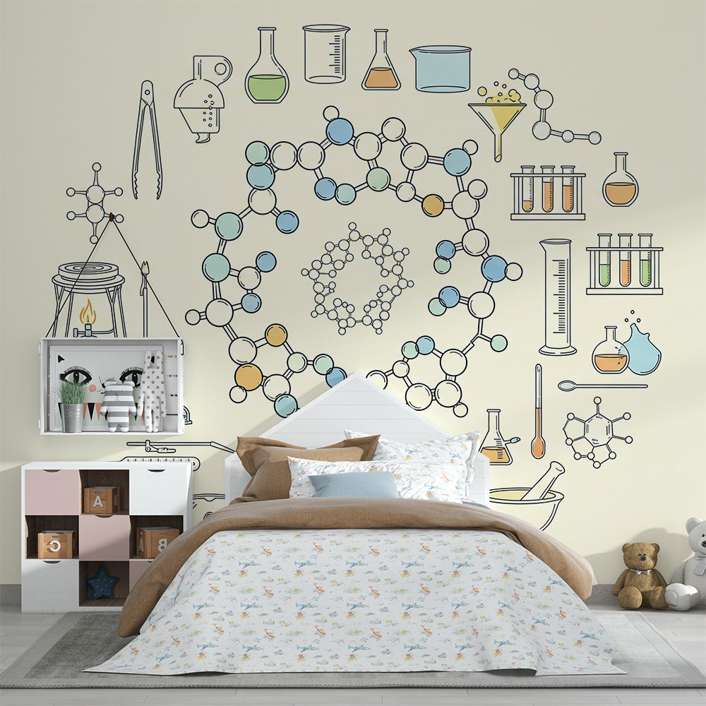 Papier peint chimie
