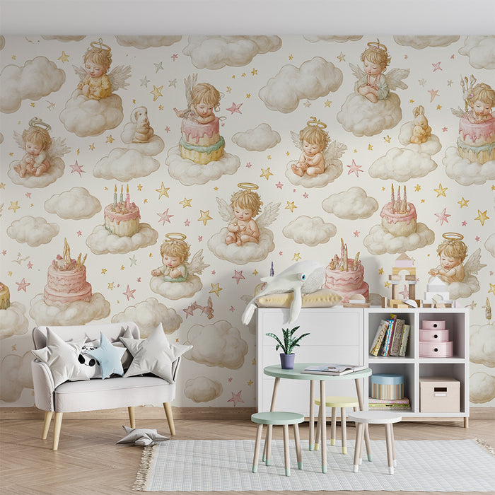 Χαρτί τοίχου αγγελοι | Μαγικό και ονειρικό σχέδιο