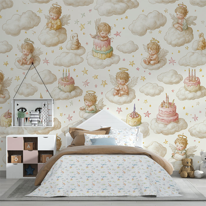 Χαρτί τοίχου αγγελοι | Μαγικό και ονειρικό σχέδιο