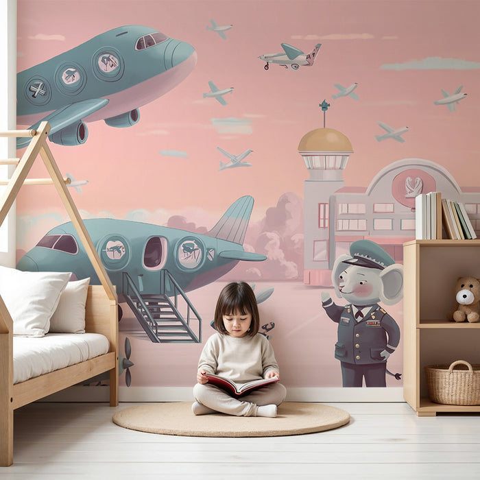 Barntapet | Förtrollat flygplats och pilotdjur