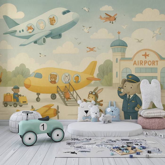 Barntapet | Flygplatsäventyr med djur