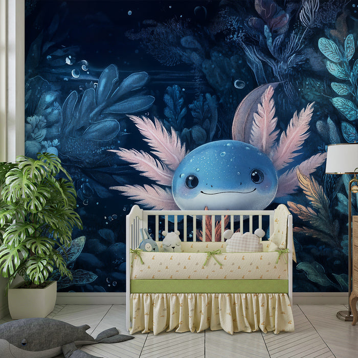 Papel pintado infantil | Criatura acuática encantada