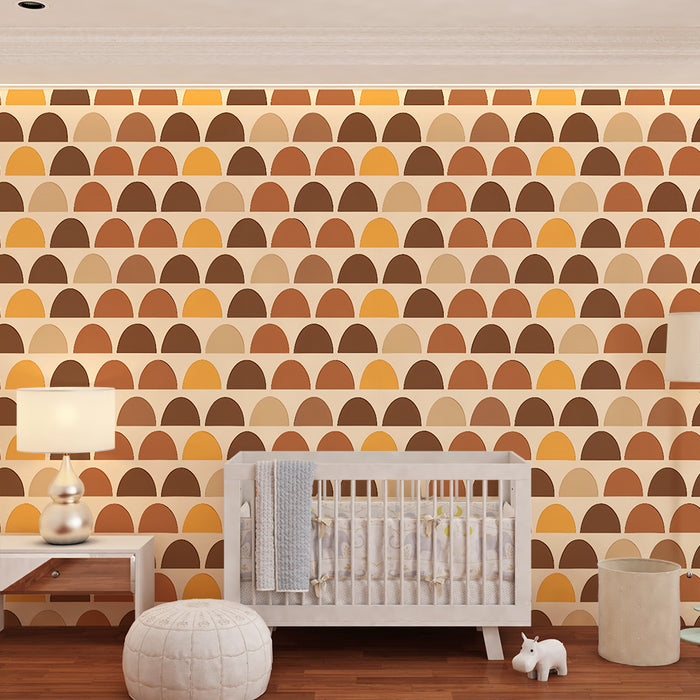Detská izba tapeta | Geometrický oblúkový motív