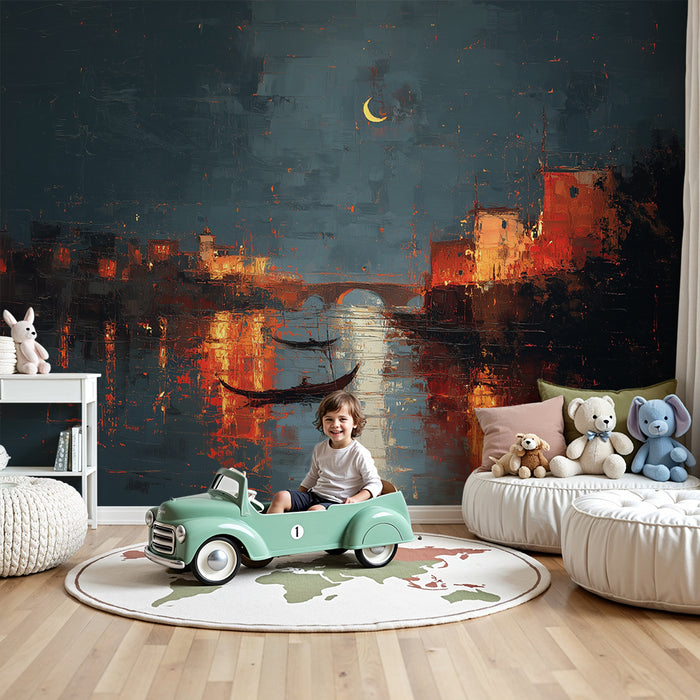 Barntapet | Romantisk nattlandskap