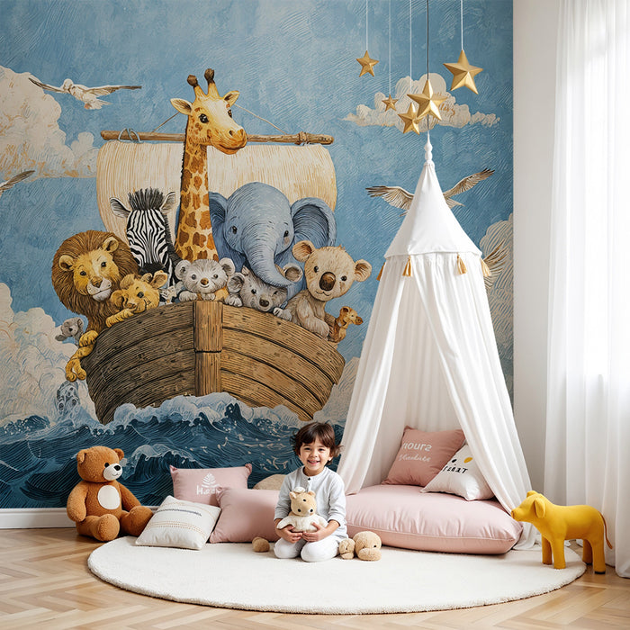 Papel de parede criança | Safari maritim