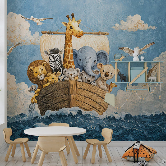 Papel de parede criança | Safari maritim