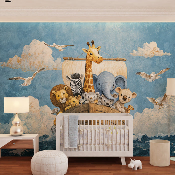 Papel de parede criança | Safari maritim
